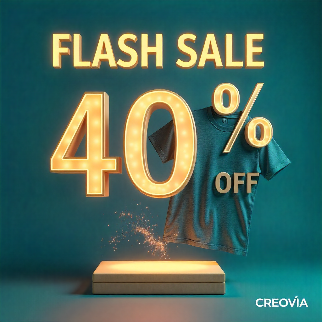 Flash Sale 40% Off