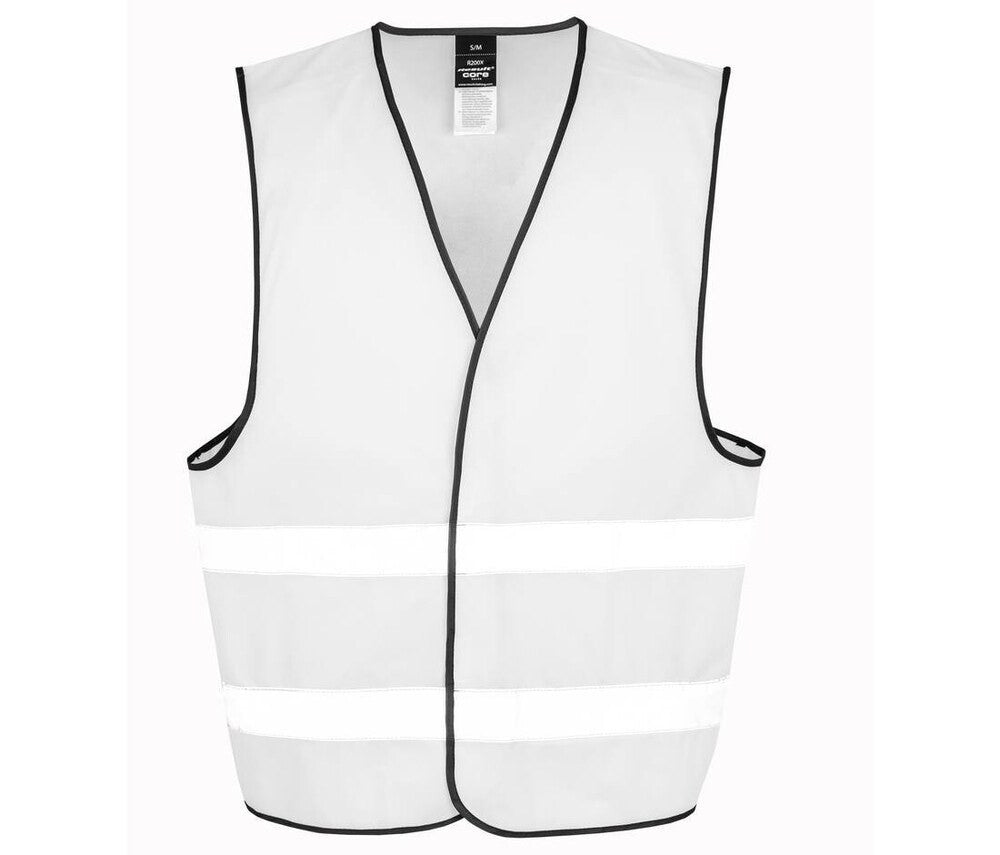 Result R200EV - White - High-Visibility Reflective Safety Vest R200EV