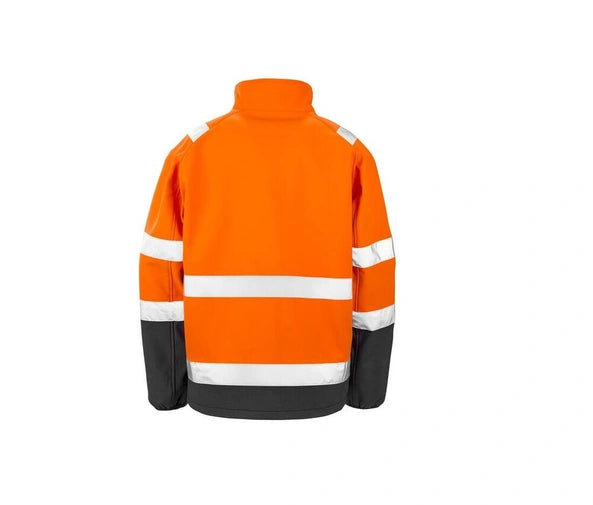 Result RS450 - Fluorescent Orange/ Black - High visibility soft -work jacket