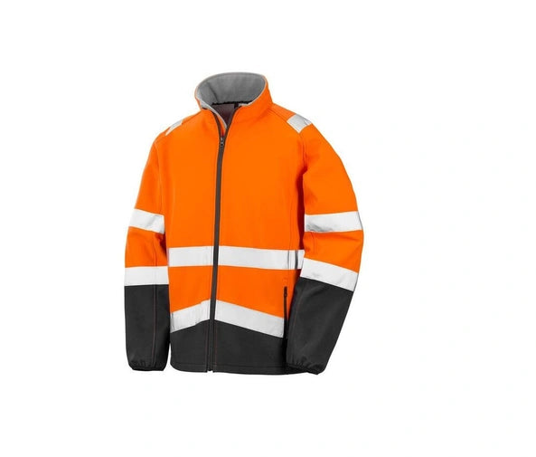 Result RS450 - Fluorescent Orange/ Black - High visibility soft -work jacket