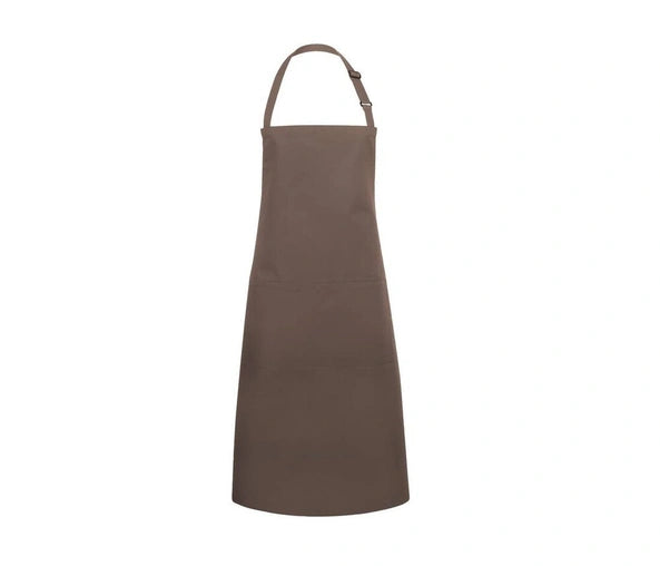 Karlowsky KYBLS5 - Black - Basic bib apron with buckle and pocket