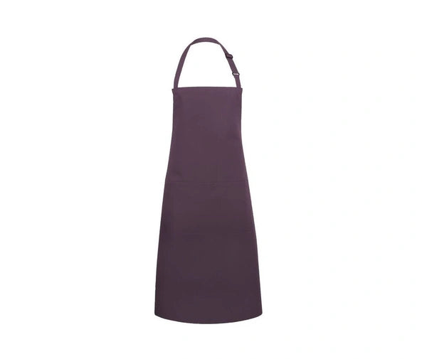 Karlowsky KYBLS5 - Black - Basic bib apron with buckle and pocket