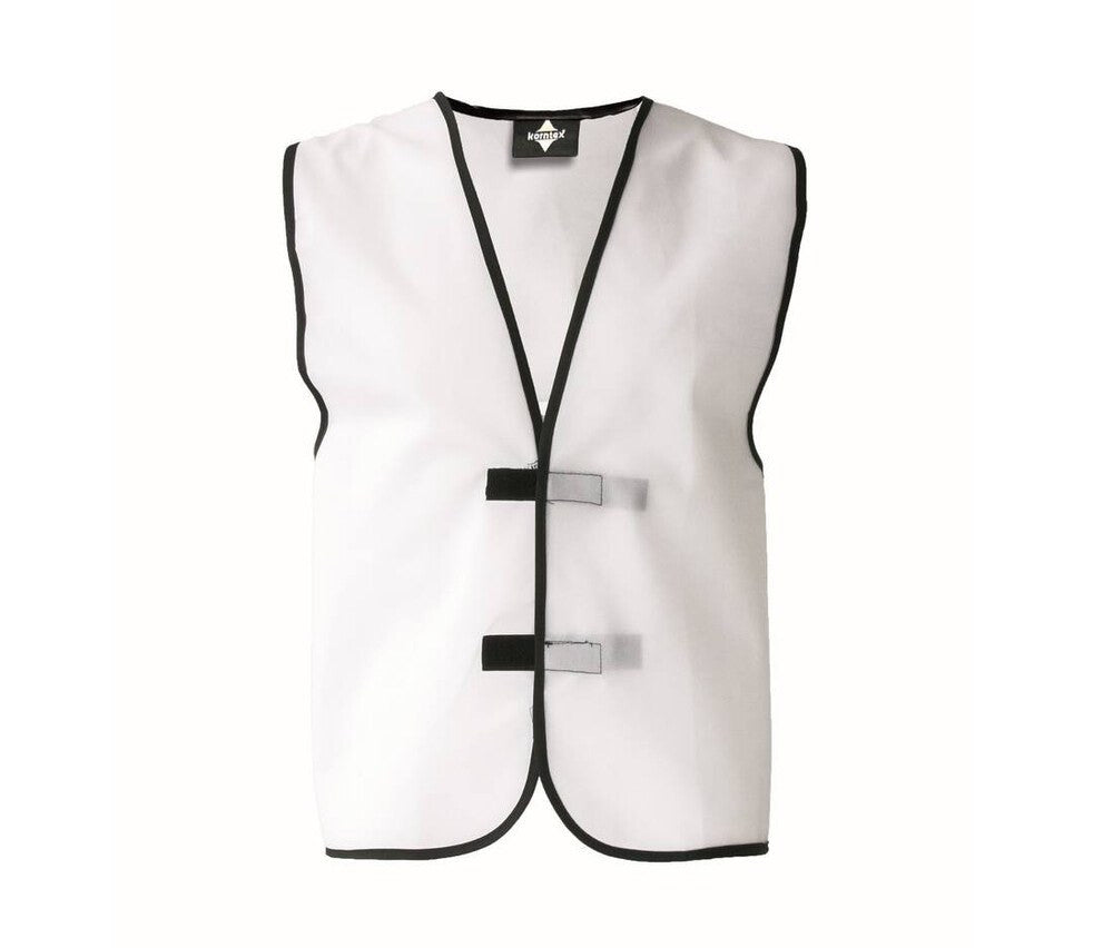 Korntex KX221 - Yellow - High Visibility Safety Vest with Adjustable Closure