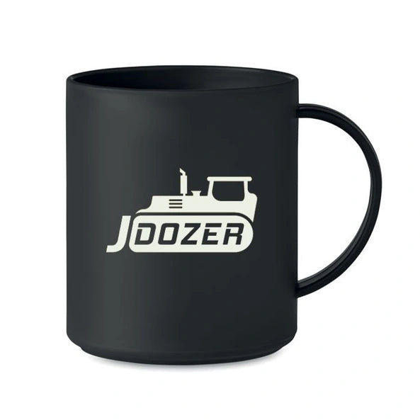 MONDAY Eco-Friendly 300ml Reusable Plastic Mug