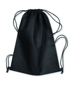 DAFFY Eco-Friendly DAFFI Drawstring Bag 80gsm - Black - GiftRetail MO8031