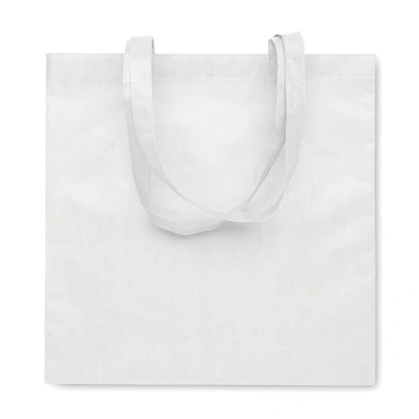 KAIMANI RPET Eco-Friendly RPET Non-Woven Long Handle Tote Bag - White - GiftRetail MO2194