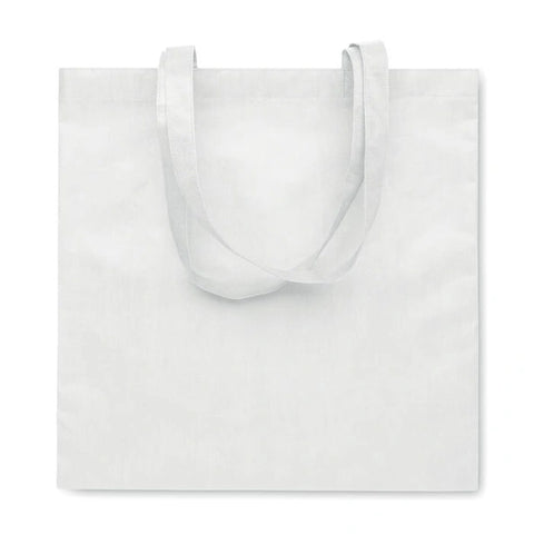 KAIMANI RPET Eco-Friendly RPET Non-Woven Long Handle Tote Bag - White - GiftRetail MO2194