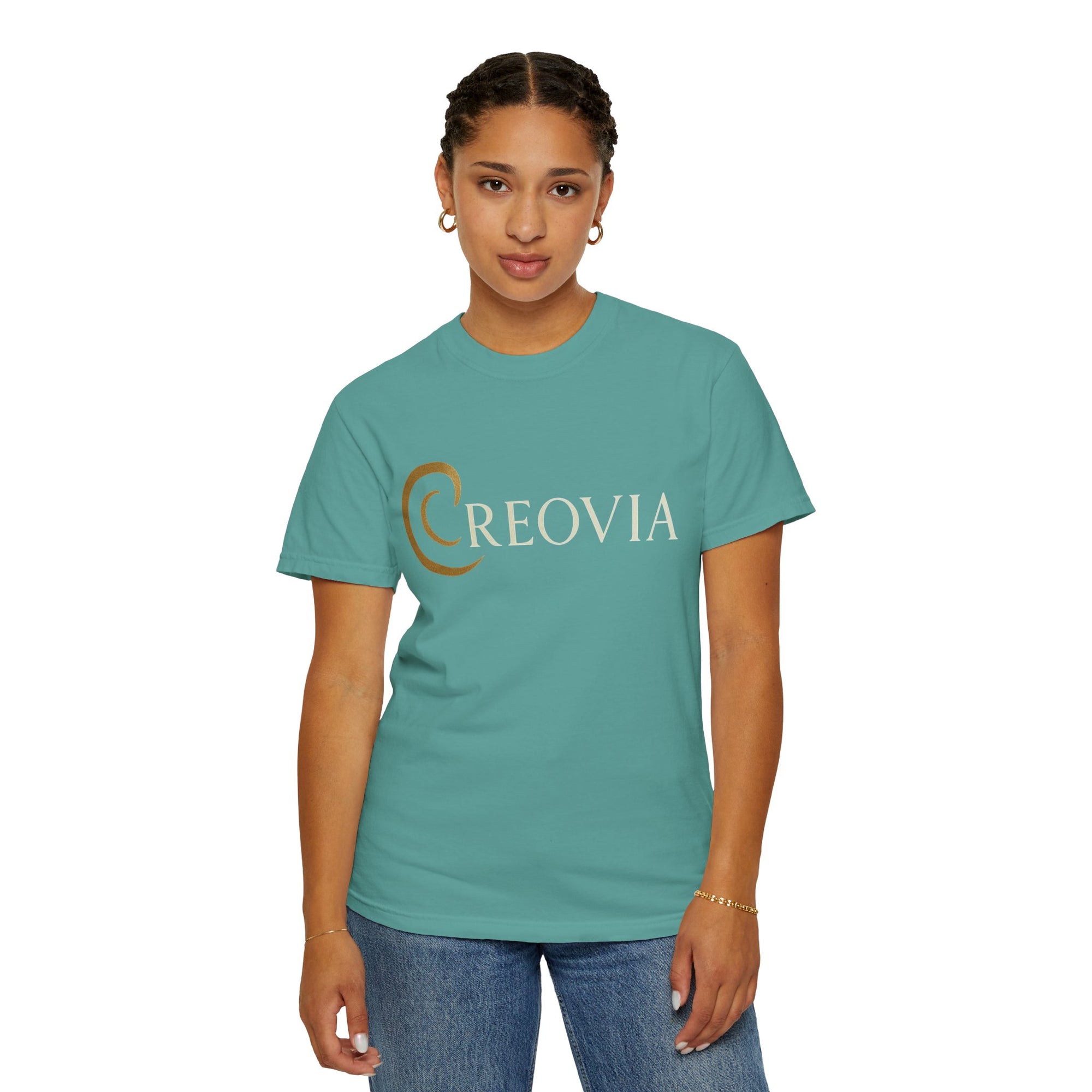Tricou Creovia Unisex Vopsit în Îmbrăcăminte