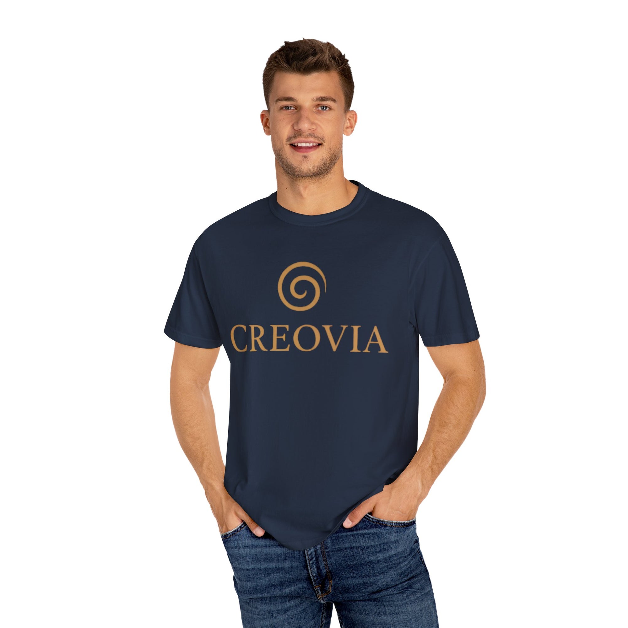 Tricou Creovia Unisex Vopsit în Îmbrăcăminte