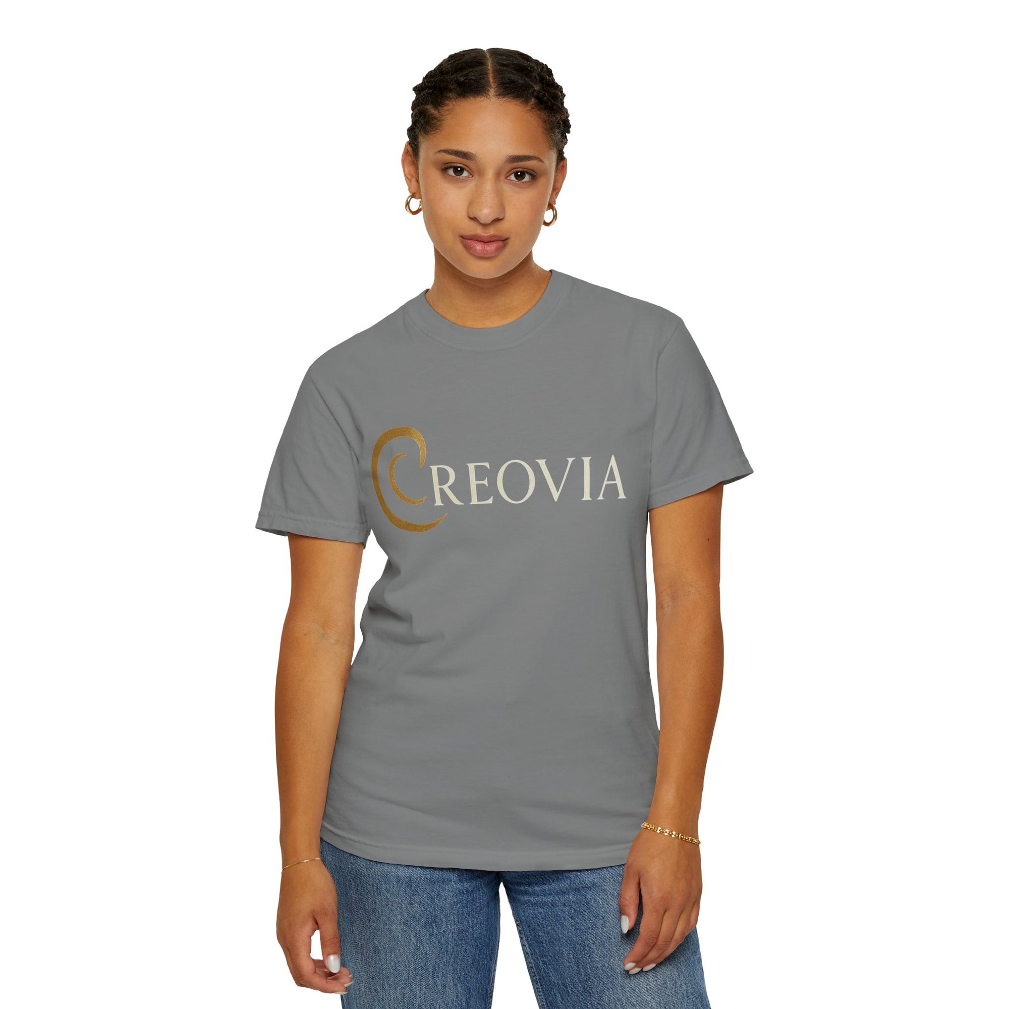 Tricou Creovia Unisex Vopsit în Îmbrăcăminte
