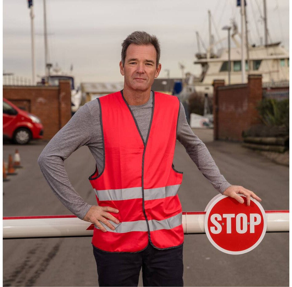 Result R200EV - White - High-Visibility Reflective Safety Vest R200EV