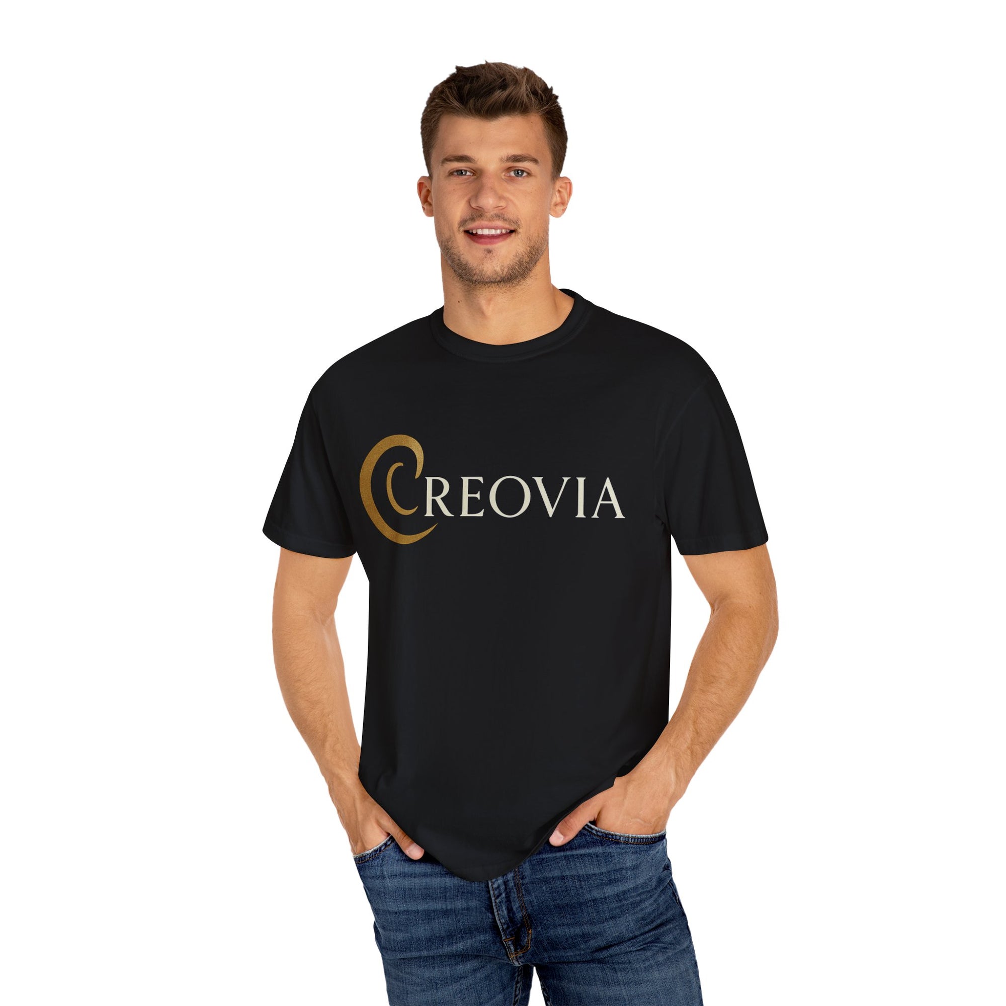 Tricou Creovia Unisex Vopsit în Îmbrăcăminte