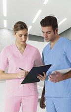 Valento CQVALIN - Blanco - Camiseta médica ENLACE