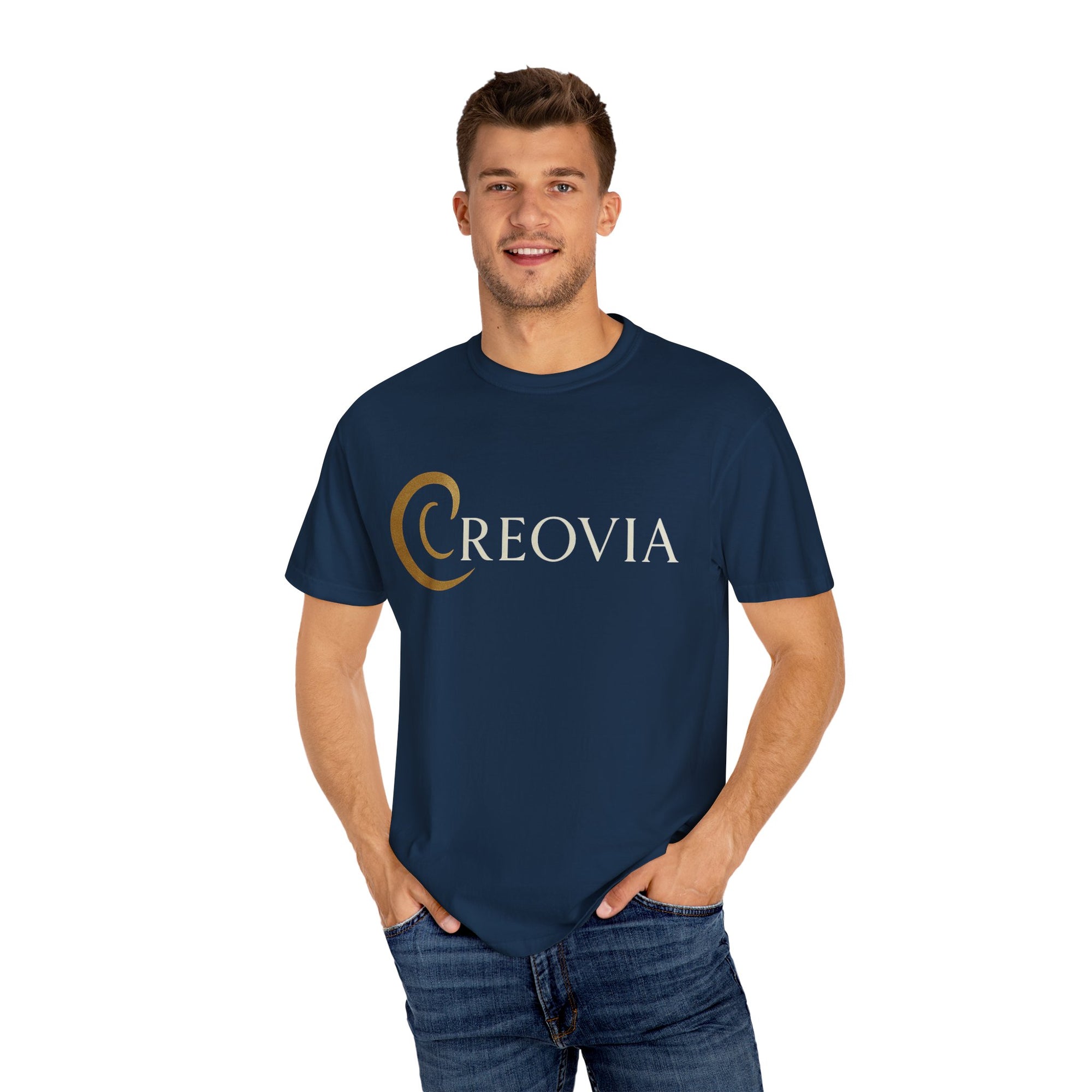 Tricou Creovia Unisex Vopsit în Îmbrăcăminte