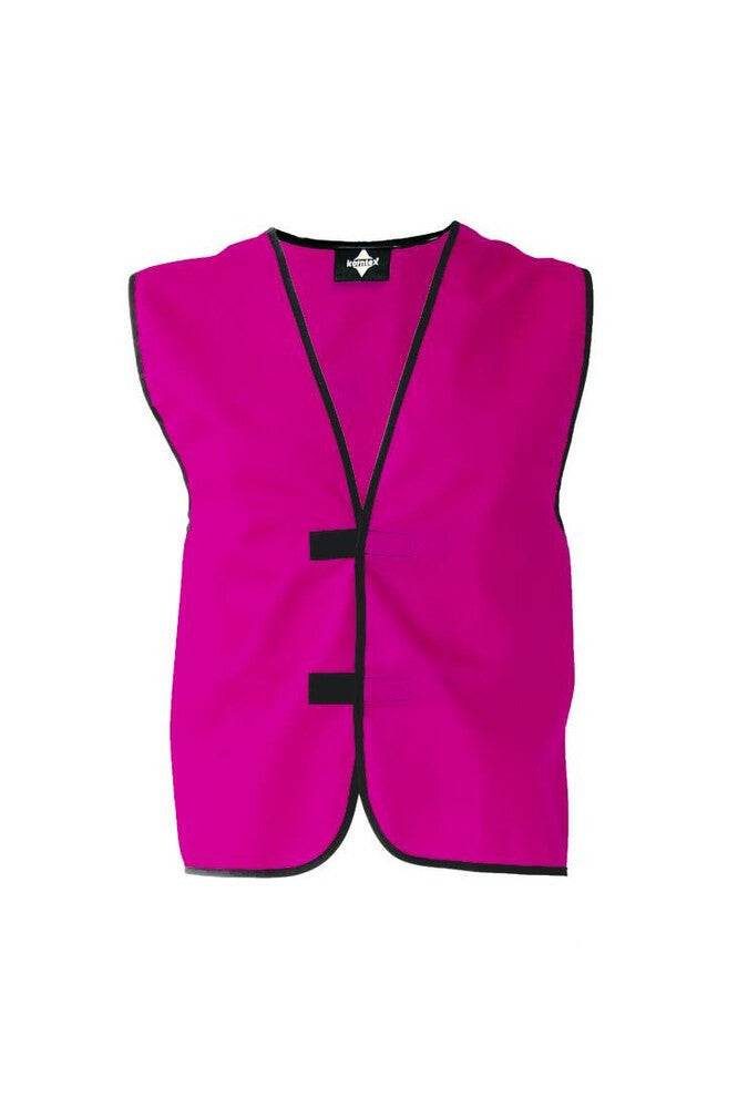 Korntex KX221 - Yellow - High Visibility Safety Vest with Adjustable Closure